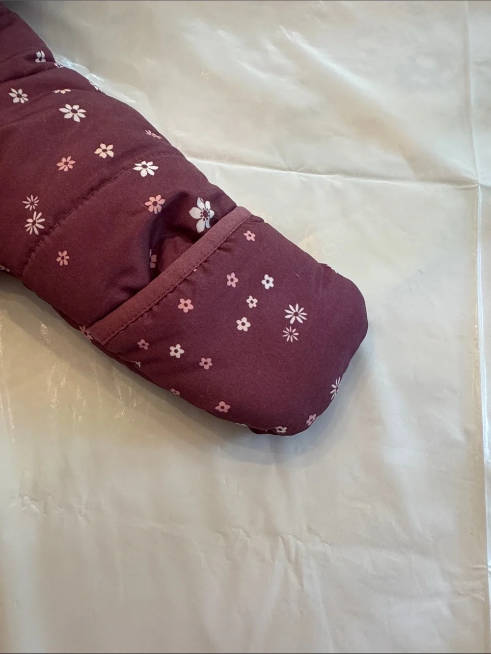 OshKosh B'gosh Plum Floral snowsuit